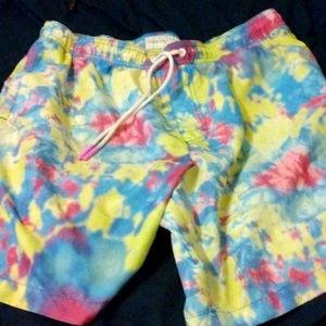 American eagle swimming